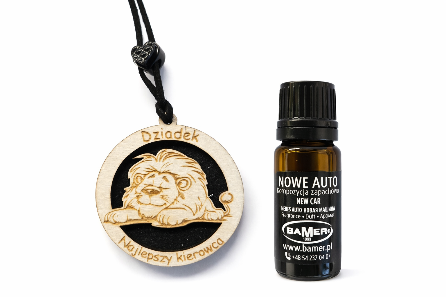 Zawieszka samochodowa dla dziadka + zapach 7ml wzór 1