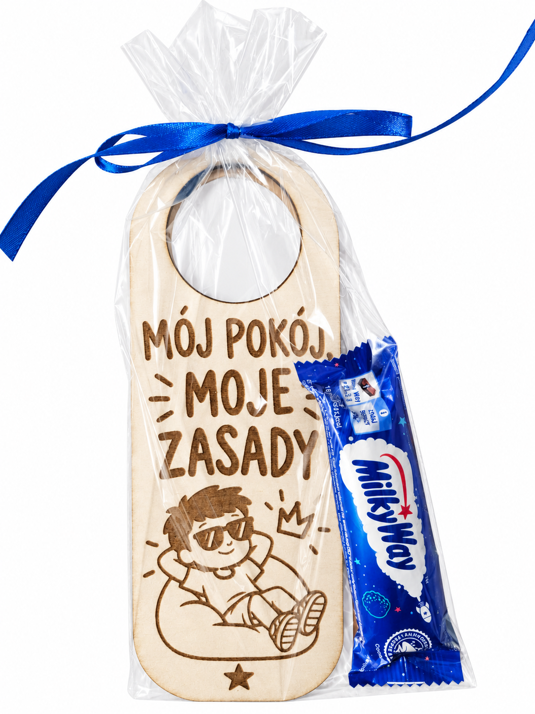zawieszka-na-drzwi-z-batonikiem-moj-pokoj-moje-zasady